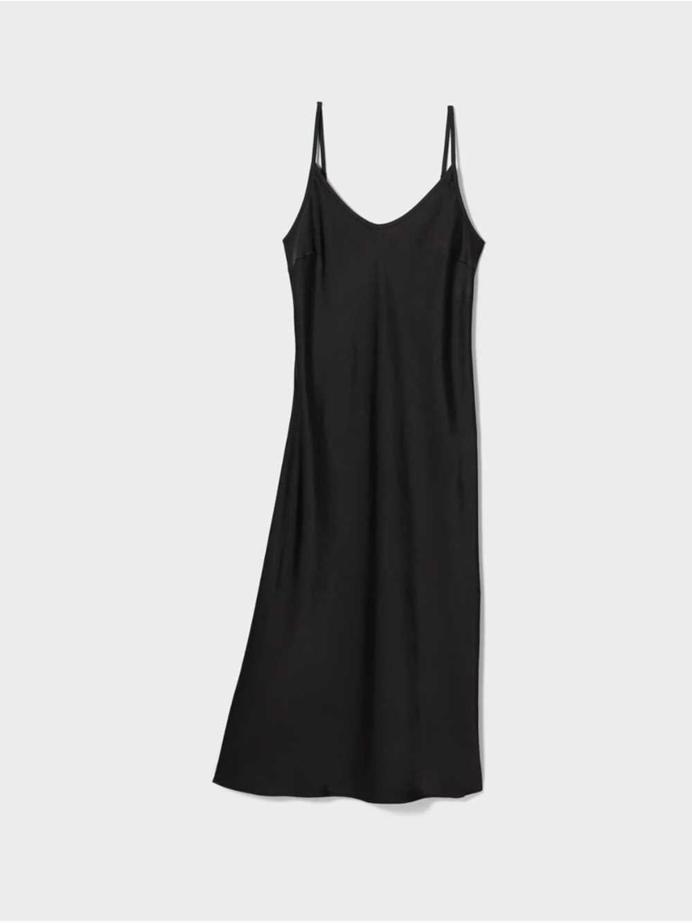 Uniqlo Silk Slip Maxi Dress